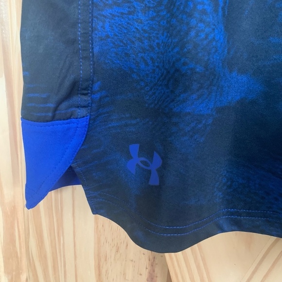 Men's Under Armour 9" UA Knit Black Blue Training - Picture 4 of 4